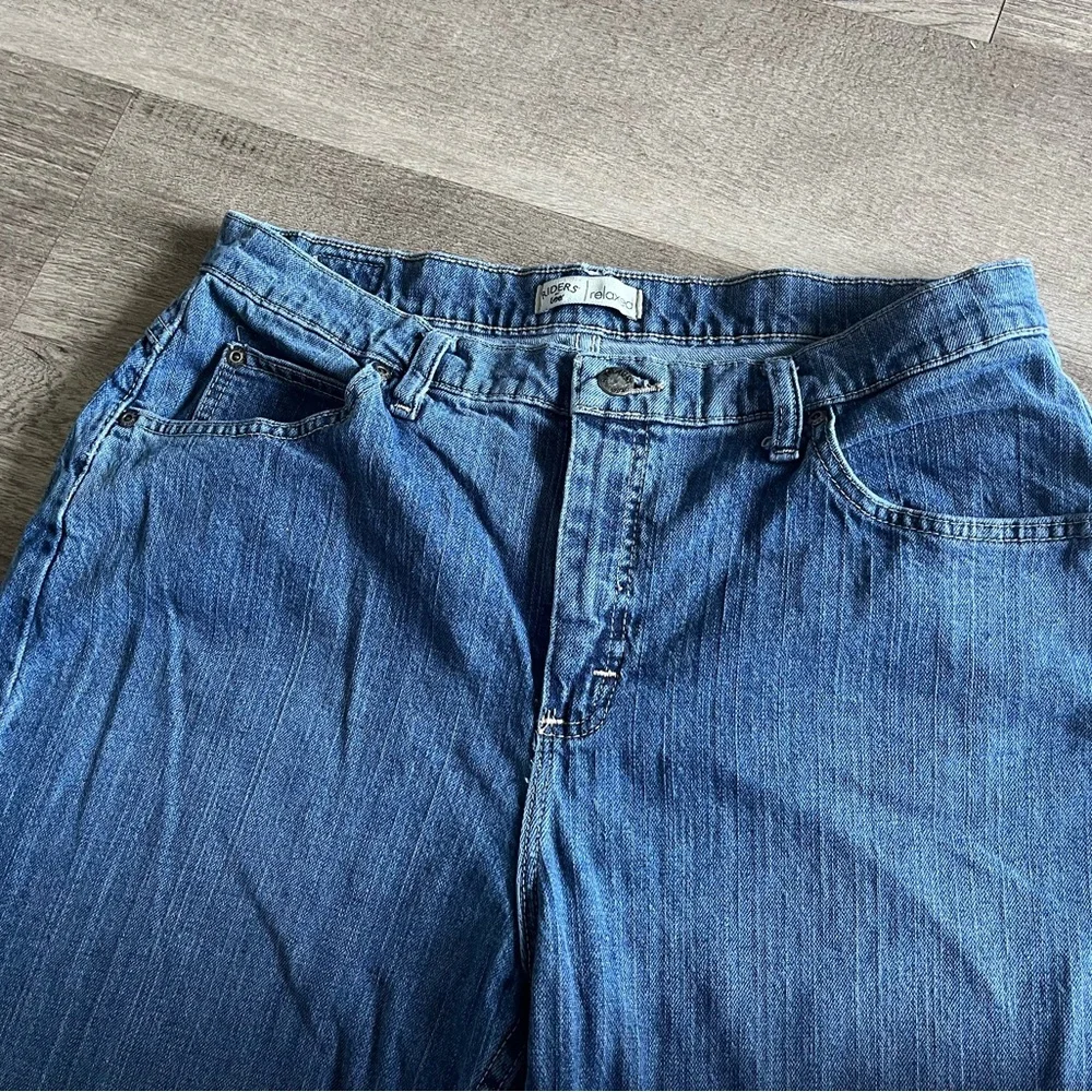 Vintage Nineties 90s High Waisted Rise Lee Riders Women (sz 14P) Lot # 222 - Picture 5 of 6